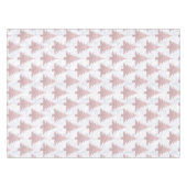 エレガントなばら色の金ゴールドのグリッター及び大理石のクリスマスツリー テーブルクロス (正面(横))