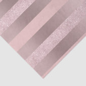 エレガントなばら色の金ゴールドのグリッター及び赤面のピンクのストライブ柄 薄葉紙 (詳細)
