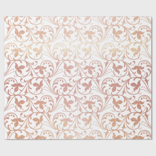 エレガントなばら色の陸軍少佐の階級章及び渦巻 ラッピングペーパー (フラット)