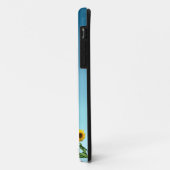エレガントなひまわりと空色の背景 Case-Mate iPhoneケース (裏面/左)