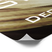 エレガントなひまわり ブライダルシャワー ポスター (角)