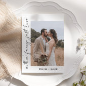 エレガントなふたりだけの結婚式 パーティ フォト ウェディング レセプション 招待状