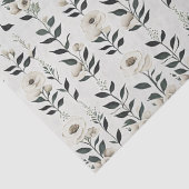 エレガントなアイボリーの花 薄葉紙 (詳細)