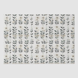 エレガントなアイボリーの花 薄葉紙