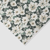 エレガントなアイボリーの花 薄葉紙 (詳細)