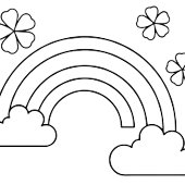 エレガントなアイルランドの国花クローバー型デザイン（セントパトリックデー用） カード