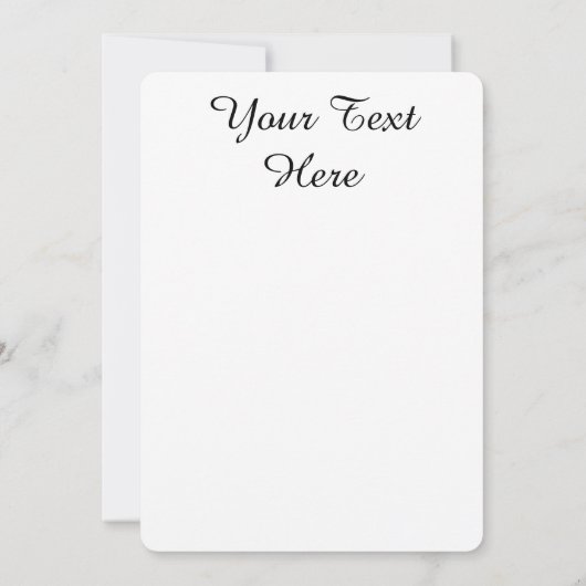 エレガントなアクセントが付いた青い花の水彩 招待状 (裏面)