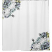 エレガントなアジサイの浴室のシャワー・カーテン シャワーカーテン (正面)