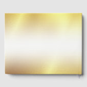 エレガントなアニバーサリーゴールドハート YEARS INTO FOREVER ゲストブック (裏面)