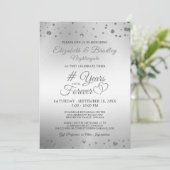 エレガントなアニバーサリー ハーツ YEARS INTO FOREVER 招待状 (スタンド正面)