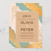 エレガントなアフェアの招待状 招待状 (正面/裏面)