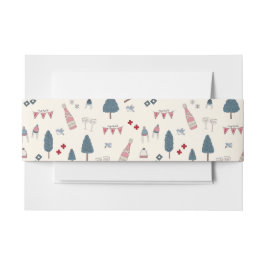 エレガントなアフタースキーバチェロレッテウィークエンド 招待状ベリーバンド