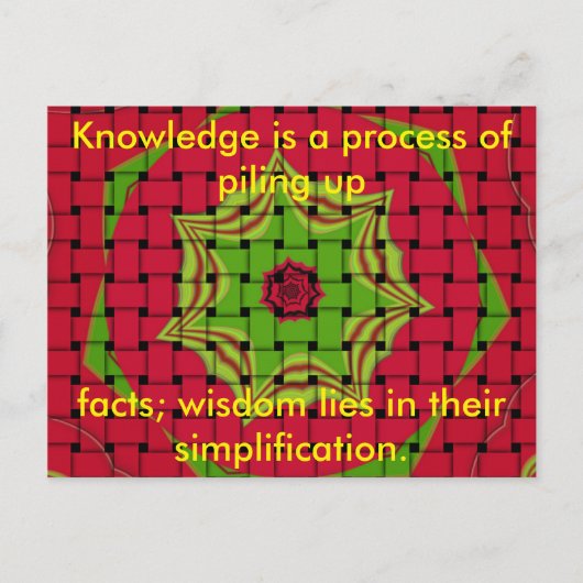 エレガントなアフリカのラブリーな織りベクトルプリントパターン ポストカード (正面)