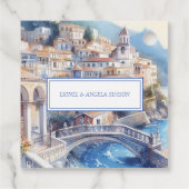 エレガントなアマルフィ海岸 イタリア フェイバータグ (裏面)