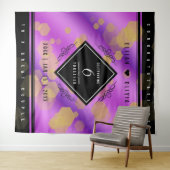 エレガントなアメシスト6周年結婚記念日 タペストリー (インサイチュ(横))