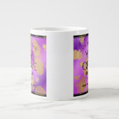 エレガントなアメシスト 結婚6周年記念ギフト ジャンボコーヒーマグカップ (正面)