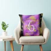 エレガントなアメシスト 6周年結婚記念日 クッション (椅子)