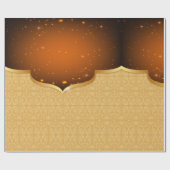 エレガントなアラビア人 ラッピングペーパー (フラット)