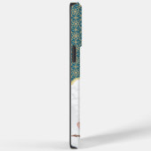 エレガントなアラベスクアーチ | ディープティール＆ゴールド Case-Mate iPhoneケース (裏面 / 右)