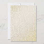 エレガントなアンティークの刺激を受けたな結婚式招待状 招待状 (裏面)