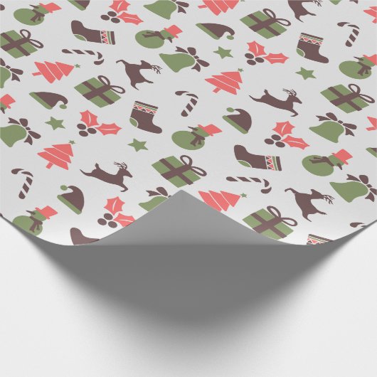 エレガントなアーティスティックモノグラムシーズナルバチェラーパーティー ラッピングペーパー (角)