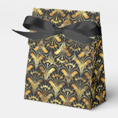 エレガントなアートデコのタイル模様 フェイバーボックス (正面サイド)