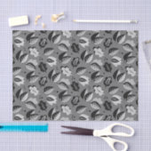 エレガントなアールデコの紅葉の秋パターン 薄葉紙 (クラフト)