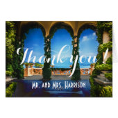 エレガントなイタリアのアーチはノート感謝していしています (正面横)