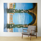 エレガントなイタリアのウェディングアーチ フォトブース 背景 タペストリー (インサイチュ(横))