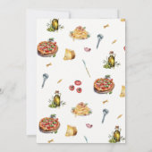 エレガントなイタリアンリハーサルディナー招待状 招待状 (裏面)