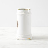 エレガントなイニシャル グルームズメン ビールジョッキ (中央)