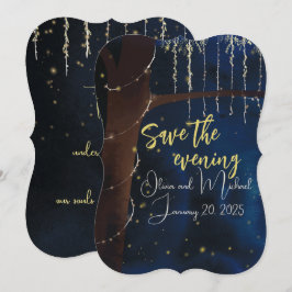 エレガントなイブニング・セーブ・ザ・デート セーブザデート