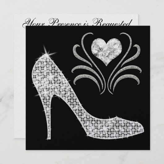 エレガントなイベント - SRF 招待状 (正面/裏面)