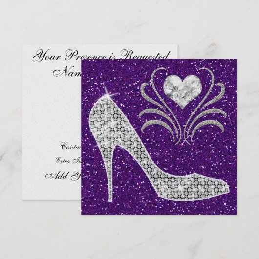 エレガントなイベント - SRF 招待状 (正面/裏面)