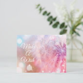 エレガントなインスピレーション ワイルダンジリオン 願いを叶える ポストカード (スタンド正面)