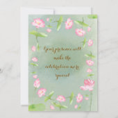 エレガントなインドのヘンナ式招待状 招待状 (裏面)