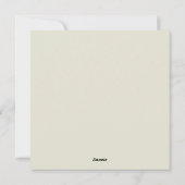 エレガントなウィンターガーデン おしゃれなボタニカルカード シーズンカード (裏面)