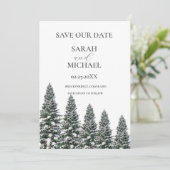 エレガントなウィンターワンダーランド 雪の結晶 セーブザデート (スタンド正面)