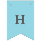 エレガントなウィンターワンダーランド  雪の結晶 バンティングフラッグ (第2の旗)