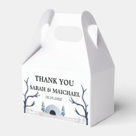 エレガントなウィンターワンダーランド　雪の結晶 フェイバーボックス