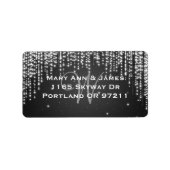 エレガントなウェディングアドレスナイトダズルブラック ラベル (正面)