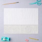 エレガントなウェディングアーティザンフローラニュートラルギフトラップ 薄葉紙 (クラフト)