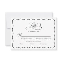 エレガントなウェディングエンクロージャウェーブフレームブラック