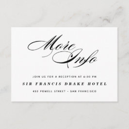 エレガントなウェディングエンクロージャカード エンクロージャーカード