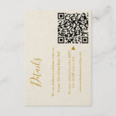 エレガントなウェディングエンクロージャカード エンクロージャーカード (正面)