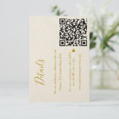 エレガントなウェディングエンクロージャカード エンクロージャーカード (スタンド正面)