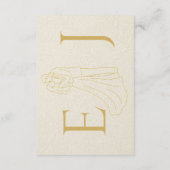 エレガントなウェディングエンクロージャカード エンクロージャーカード (裏面)