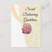 エレガントなウェディングガウン安全対策 エンクロージャーカード (正面)