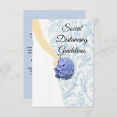 エレガントなウェディングガウン安全対策 エンクロージャーカード (正面/裏面)