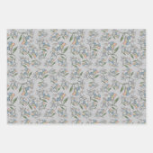 エレガントなウェディングギフトラップ ラッピングペーパーシート (正面2)